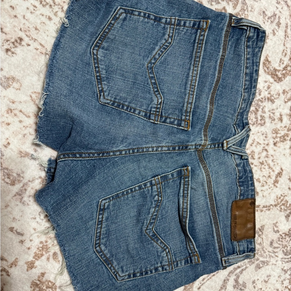 Harley-Davidson Blue Jean Shorts